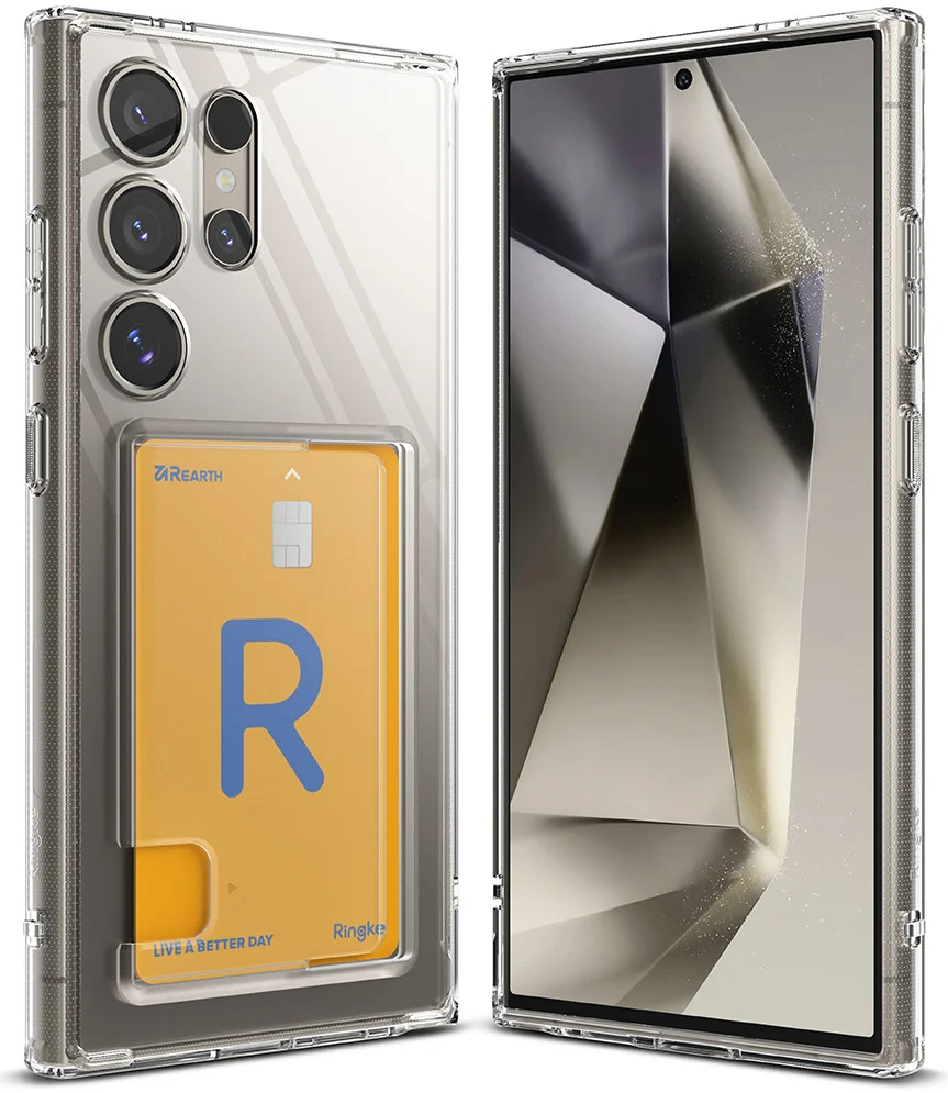 Ringke Fusion Card Samsung Galaxy S24 Ultra Hoesje Transparant afbeelding 16