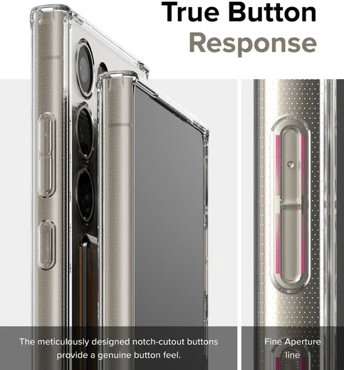 Ringke Fusion Card Samsung Galaxy S24 Ultra Hoesje Transparant afbeelding 13