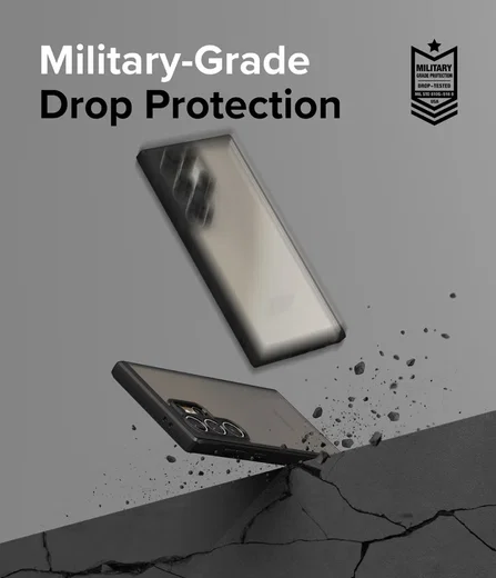 Ringke Fusion Bold Samsung Galaxy S24 Ultra Hoesje Transparant Zwart afbeelding 3