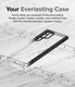 Ringke Fusion Bold Samsung Galaxy S24 Ultra Hoesje Transparant Zwart afbeelding 6