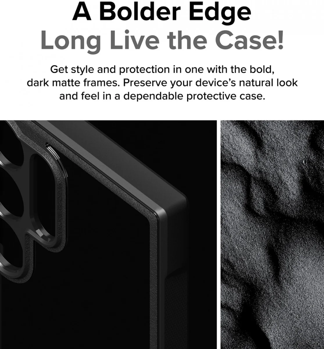 Ringke Fusion Bold Samsung Galaxy S24 Ultra Hoesje Transparant Zwart afbeelding 8