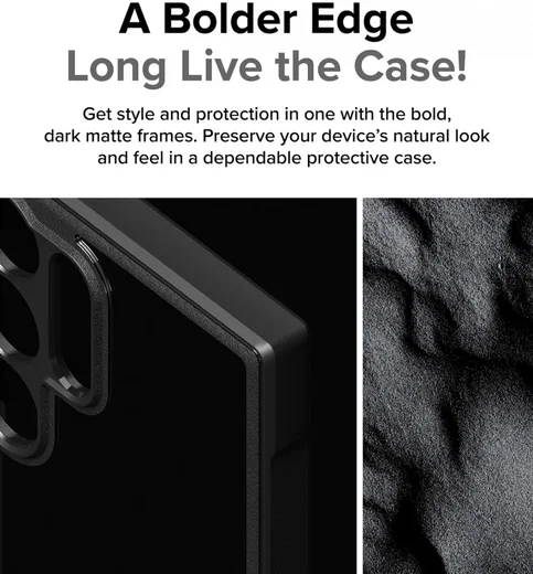Ringke Fusion Bold Samsung Galaxy S24 Ultra Hoesje Transparant Zwart afbeelding 8