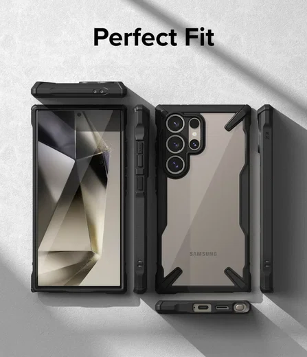 Ringke Fusion X Samsung Galaxy S24 Ultra Hoesje Back Cover Zwart afbeelding 9
