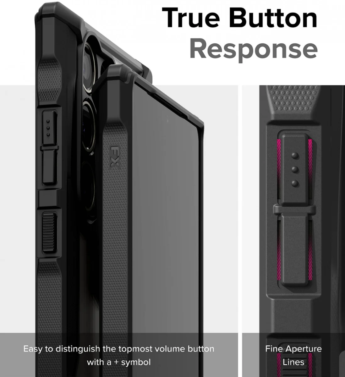 Ringke Fusion X Samsung Galaxy S24 Ultra Hoesje Back Cover Zwart afbeelding 11