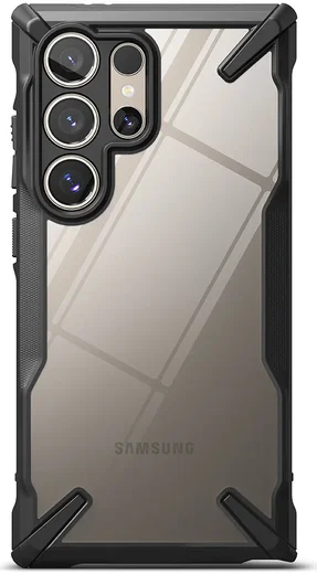 Ringke Fusion X Samsung Galaxy S24 Ultra Hoesje Back Cover Zwart afbeelding 13