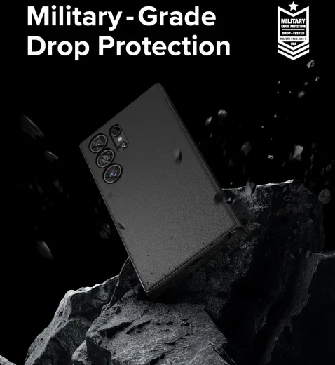 Ringke Onyx Samsung Galaxy S24 Ultra Hoesje TPU Back Cover Zwart afbeelding 3