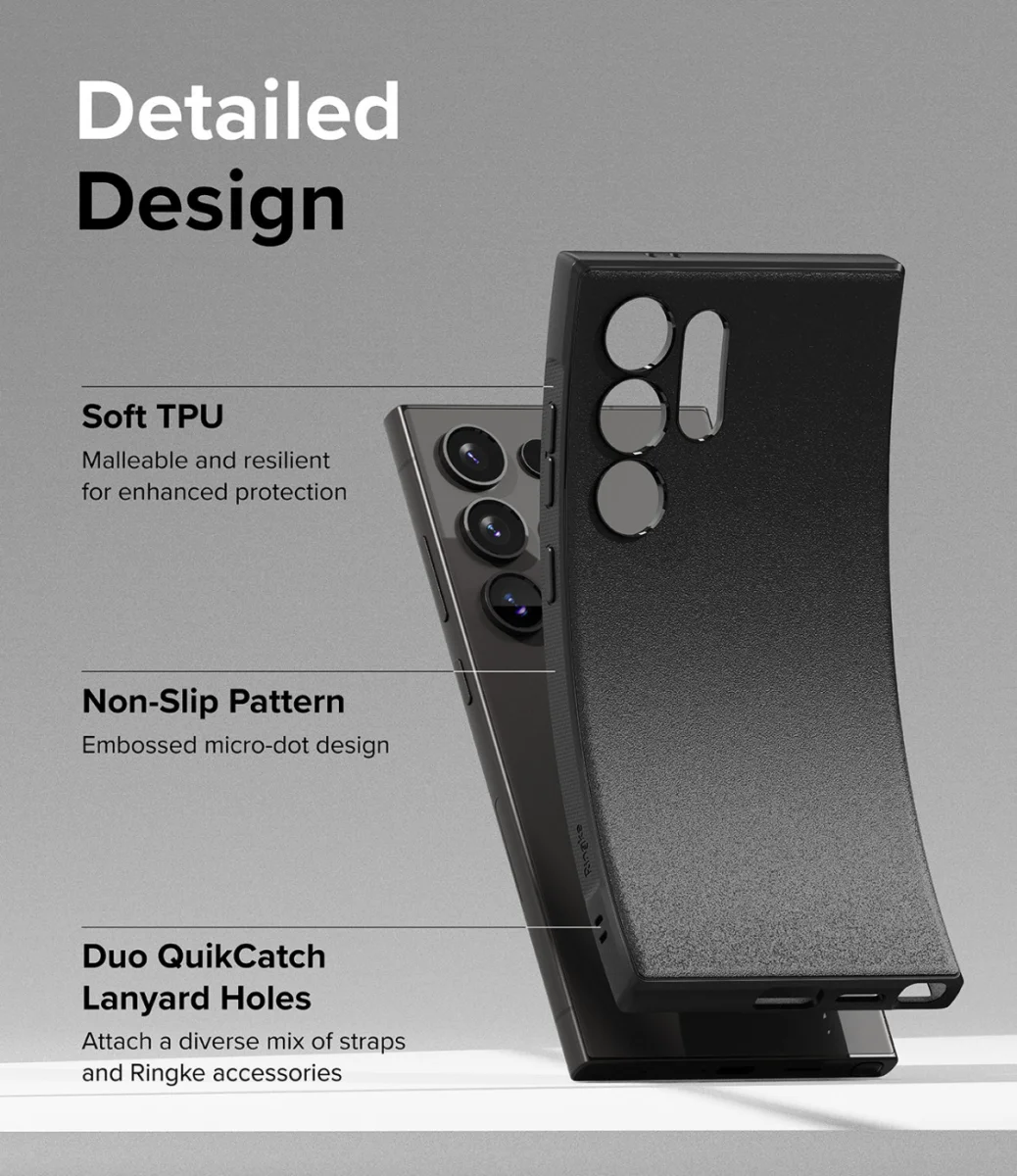 Ringke Onyx Samsung Galaxy S24 Ultra Hoesje TPU Back Cover Zwart afbeelding 6