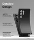 Ringke Onyx Samsung Galaxy S24 Ultra Hoesje TPU Back Cover Zwart afbeelding 6