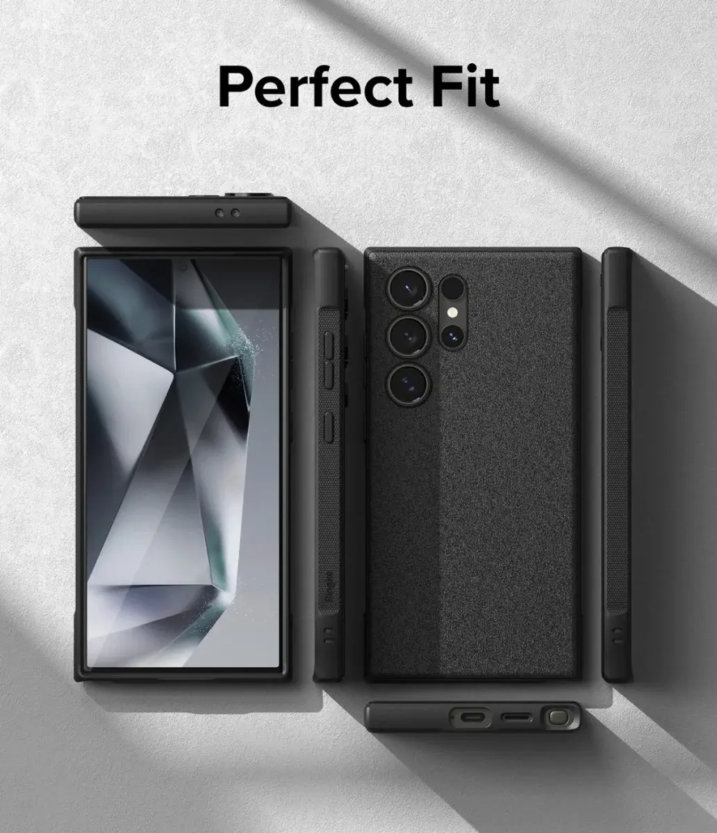 Ringke Onyx Samsung Galaxy S24 Ultra Hoesje TPU Back Cover Zwart afbeelding 9