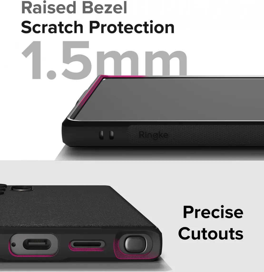 Ringke Onyx Samsung Galaxy S24 Ultra Hoesje TPU Back Cover Zwart afbeelding 10