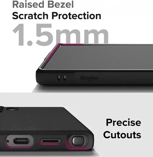 Ringke Onyx Samsung Galaxy S24 Ultra Hoesje TPU Back Cover Zwart afbeelding 10