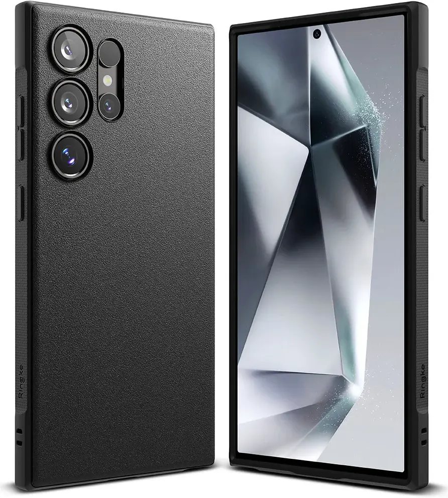 Ringke Onyx Samsung Galaxy S24 Ultra Hoesje TPU Back Cover Zwart afbeelding 2
