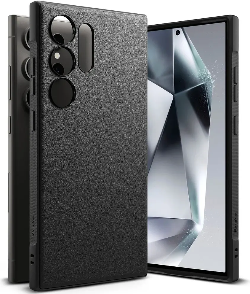 Ringke Onyx Samsung Galaxy S24 Ultra Hoesje TPU Back Cover Zwart afbeelding 1