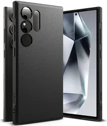 Ringke Onyx Samsung Galaxy S24 Ultra Hoesje TPU Back Cover Zwart afbeelding