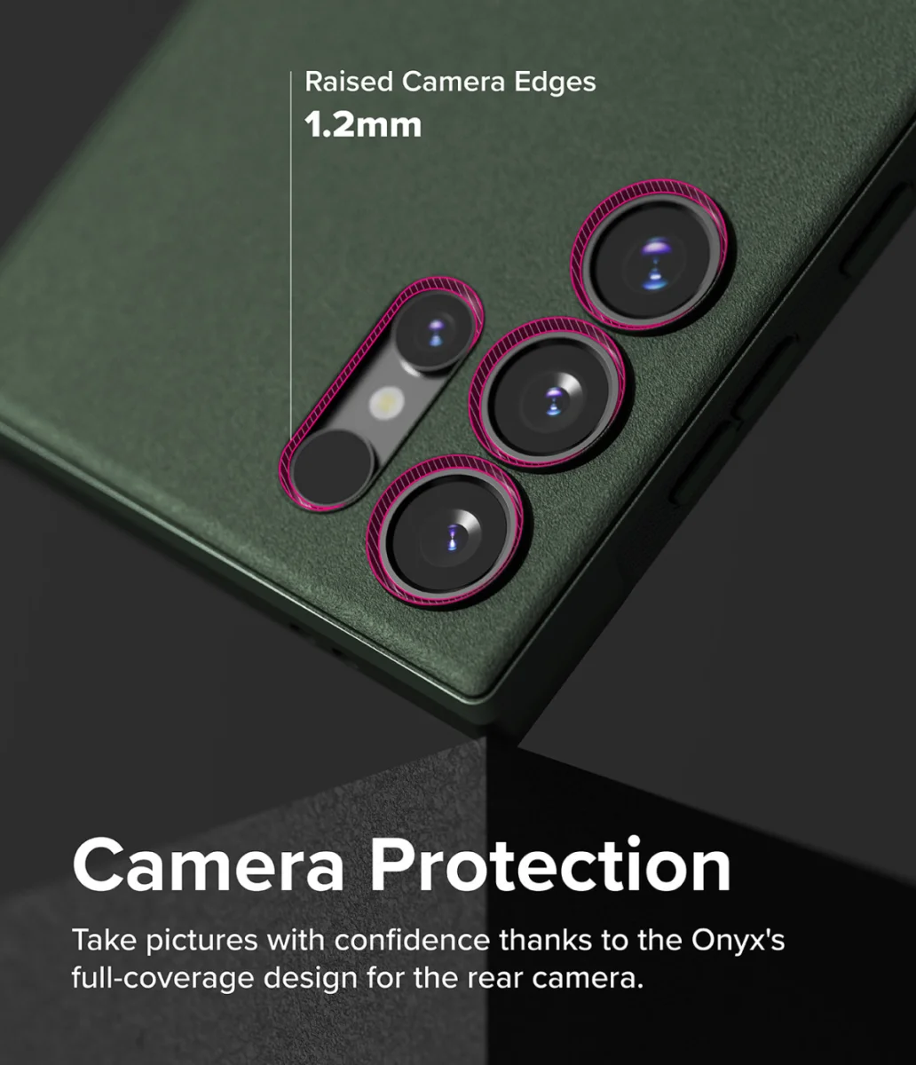 Ringke Onyx Samsung Galaxy S24 Ultra Hoesje TPU Back Cover Groen afbeelding 5