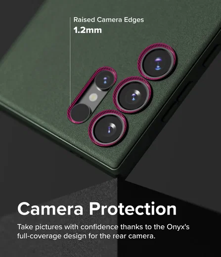 Ringke Onyx Samsung Galaxy S24 Ultra Hoesje TPU Back Cover Groen afbeelding 5