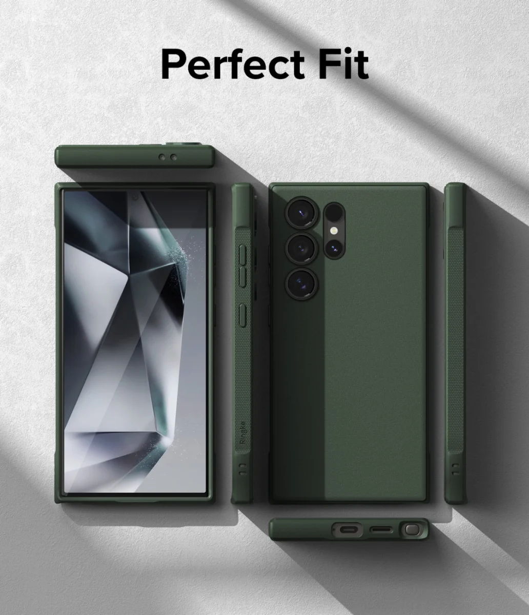 Ringke Onyx Samsung Galaxy S24 Ultra Hoesje TPU Back Cover Groen afbeelding 10