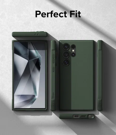 Ringke Onyx Samsung Galaxy S24 Ultra Hoesje TPU Back Cover Groen afbeelding 10