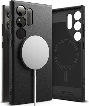 Ringke Onyx Magnetic Samsung Galaxy S24 Ultra Hoesje MagSafe Zwart