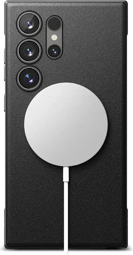 Ringke Onyx Magnetic Samsung Galaxy S24 Ultra Hoesje MagSafe Zwart afbeelding 15