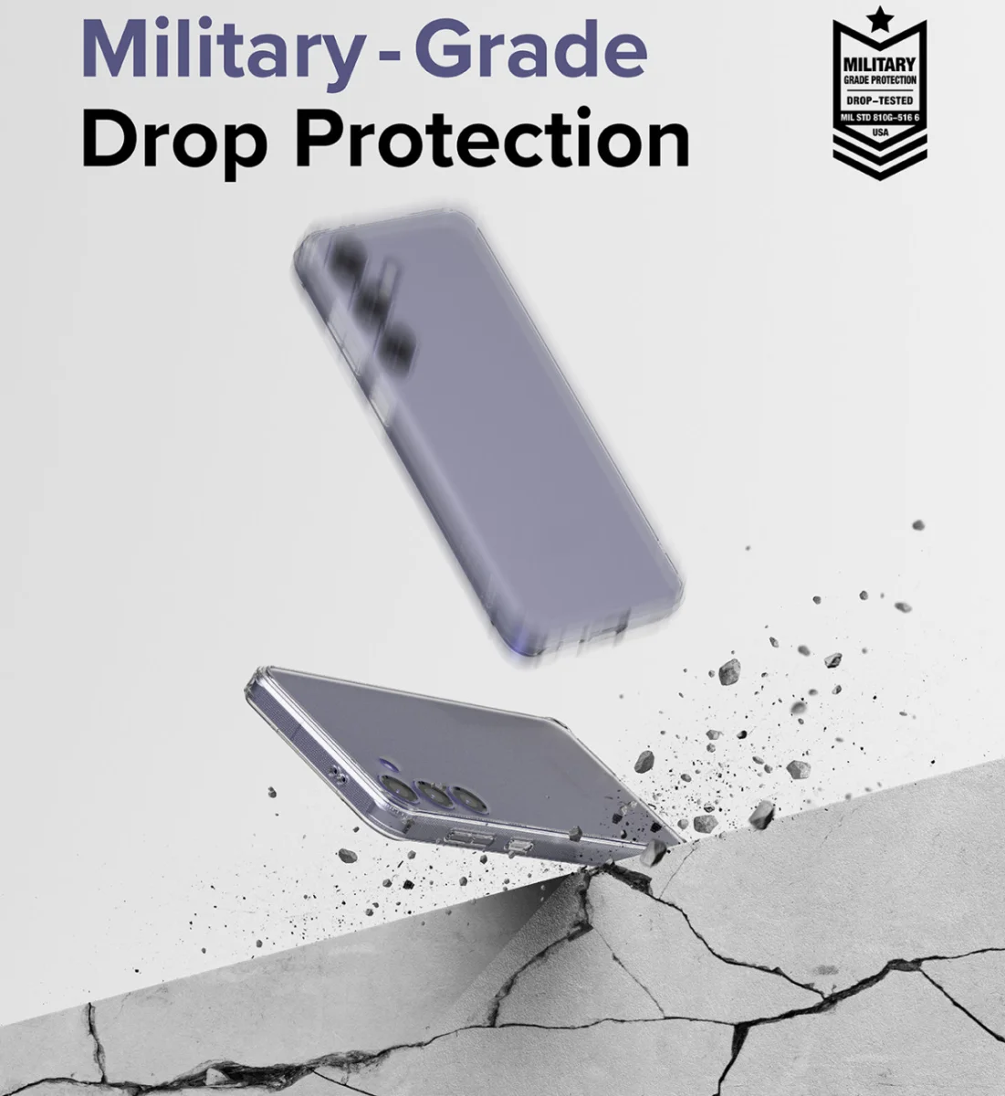 Ringke Fusion Samsung Galaxy S24 Plus Hoesje Matte Transparant afbeelding 3