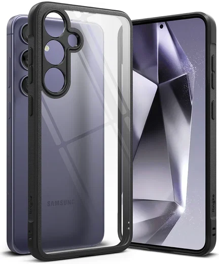 Ringke Fusion Bold Samsung Galaxy S24 Plus Hoesje Transparant Zwart afbeelding 1