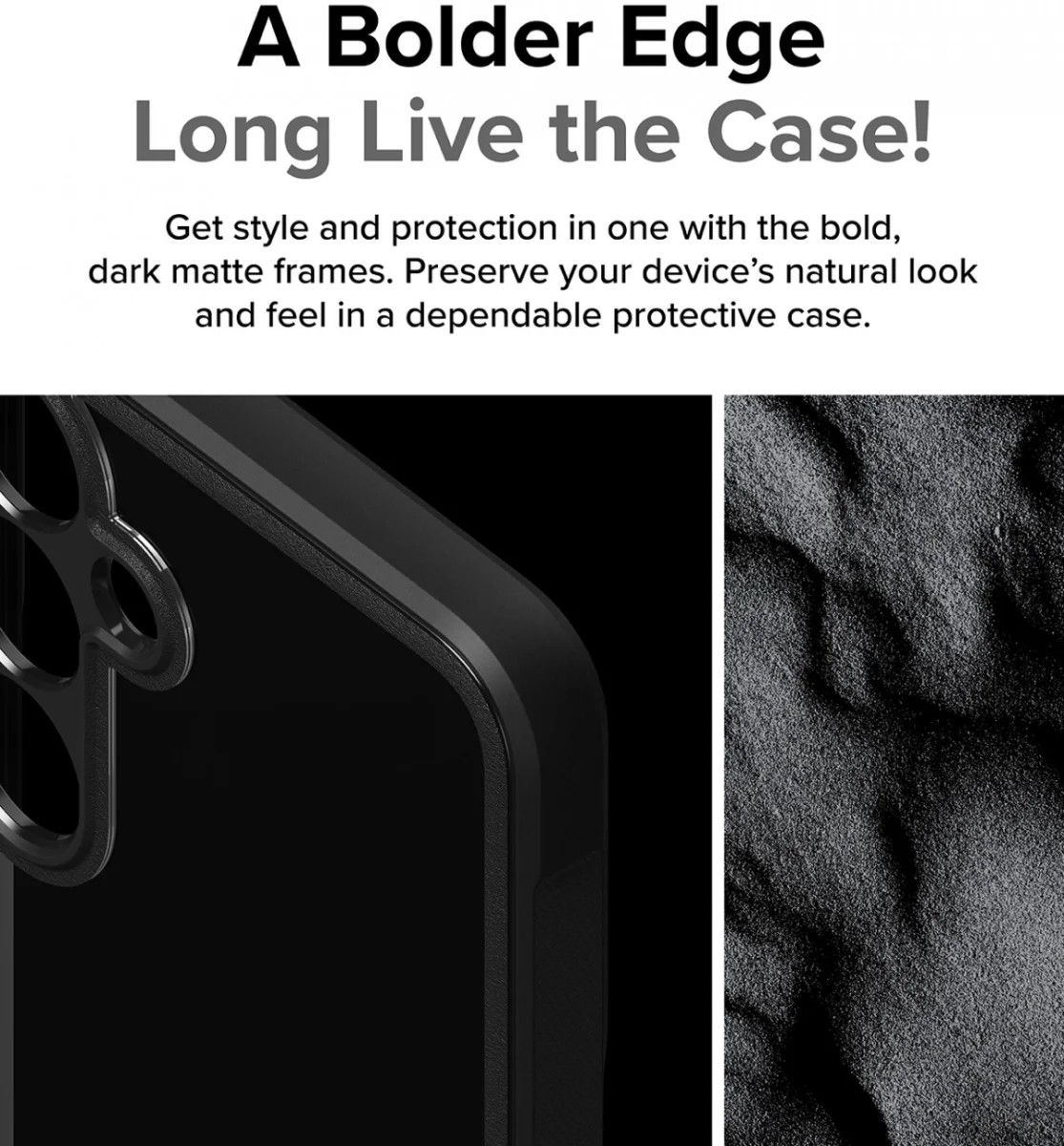 Ringke Fusion Bold Samsung Galaxy S24 Plus Hoesje Transparant Zwart afbeelding 4
