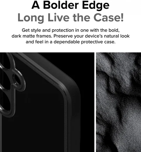 Ringke Fusion Bold Samsung Galaxy S24 Plus Hoesje Transparant Zwart afbeelding 4