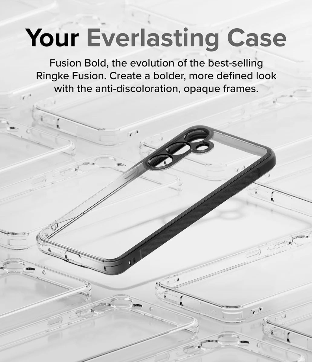 Ringke Fusion Bold Samsung Galaxy S24 Plus Hoesje Transparant Zwart afbeelding 6