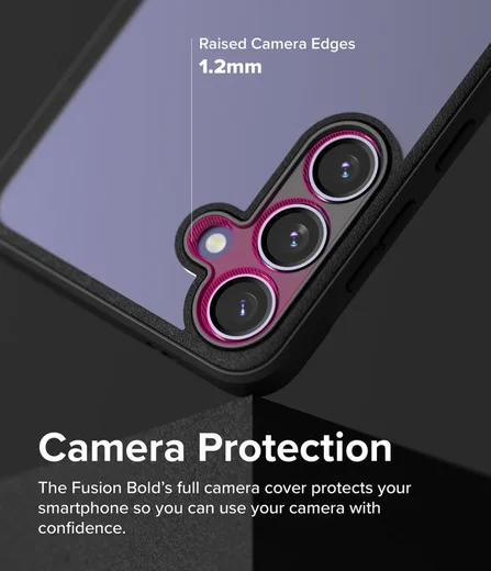 Ringke Fusion Bold Samsung Galaxy S24 Plus Hoesje Transparant Zwart afbeelding 7