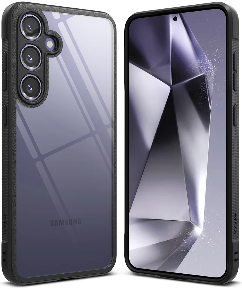Ringke Fusion Bold Samsung Galaxy S24 Plus Hoesje Transparant Zwart afbeelding 2