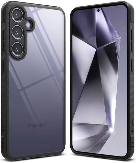 Ringke Fusion Bold Samsung Galaxy S24 Plus Hoesje Transparant Zwart afbeelding 2