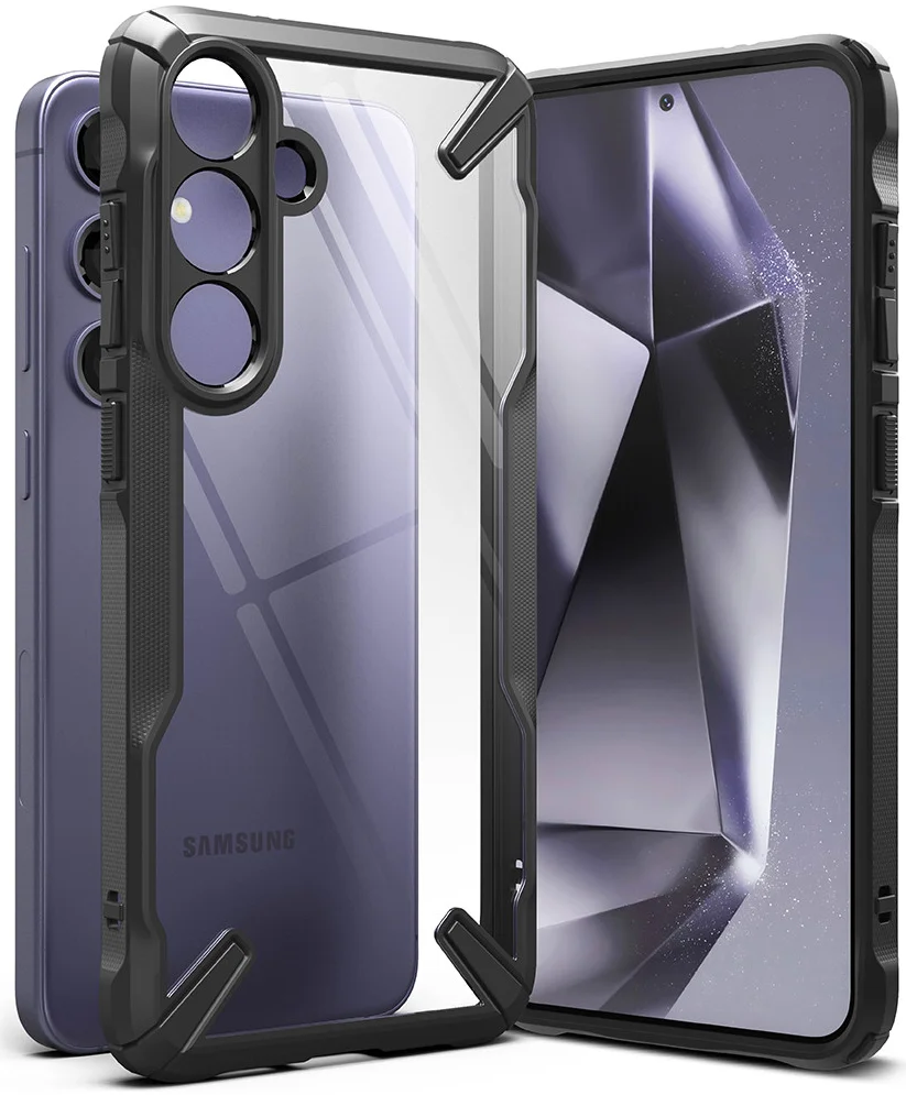 Ringke Fusion X Samsung Galaxy S24 Plus Hoesje Back Cover Zwart afbeelding 1