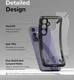 Ringke Fusion X Samsung Galaxy S24 Plus Hoesje Back Cover Zwart afbeelding 7