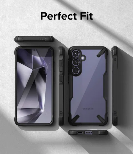 Ringke Fusion X Samsung Galaxy S24 Plus Hoesje Back Cover Zwart afbeelding 9