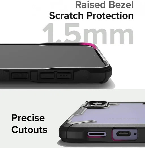 Ringke Fusion X Samsung Galaxy S24 Plus Hoesje Back Cover Zwart afbeelding 10