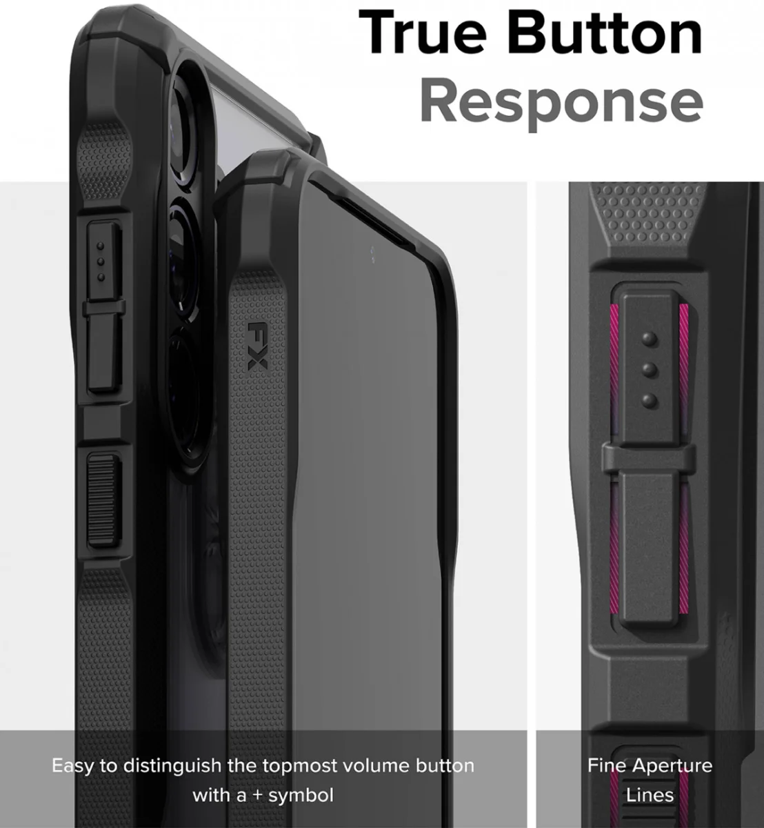 Ringke Fusion X Samsung Galaxy S24 Plus Hoesje Back Cover Zwart afbeelding 11