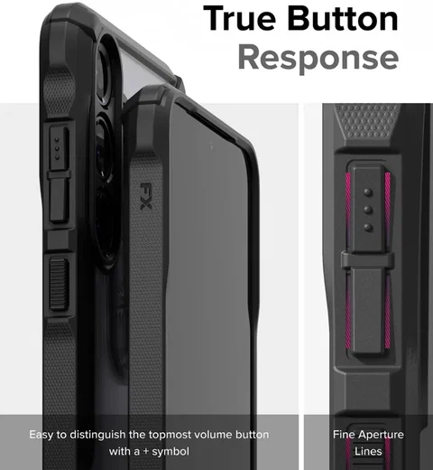 Ringke Fusion X Samsung Galaxy S24 Plus Hoesje Back Cover Zwart afbeelding 11