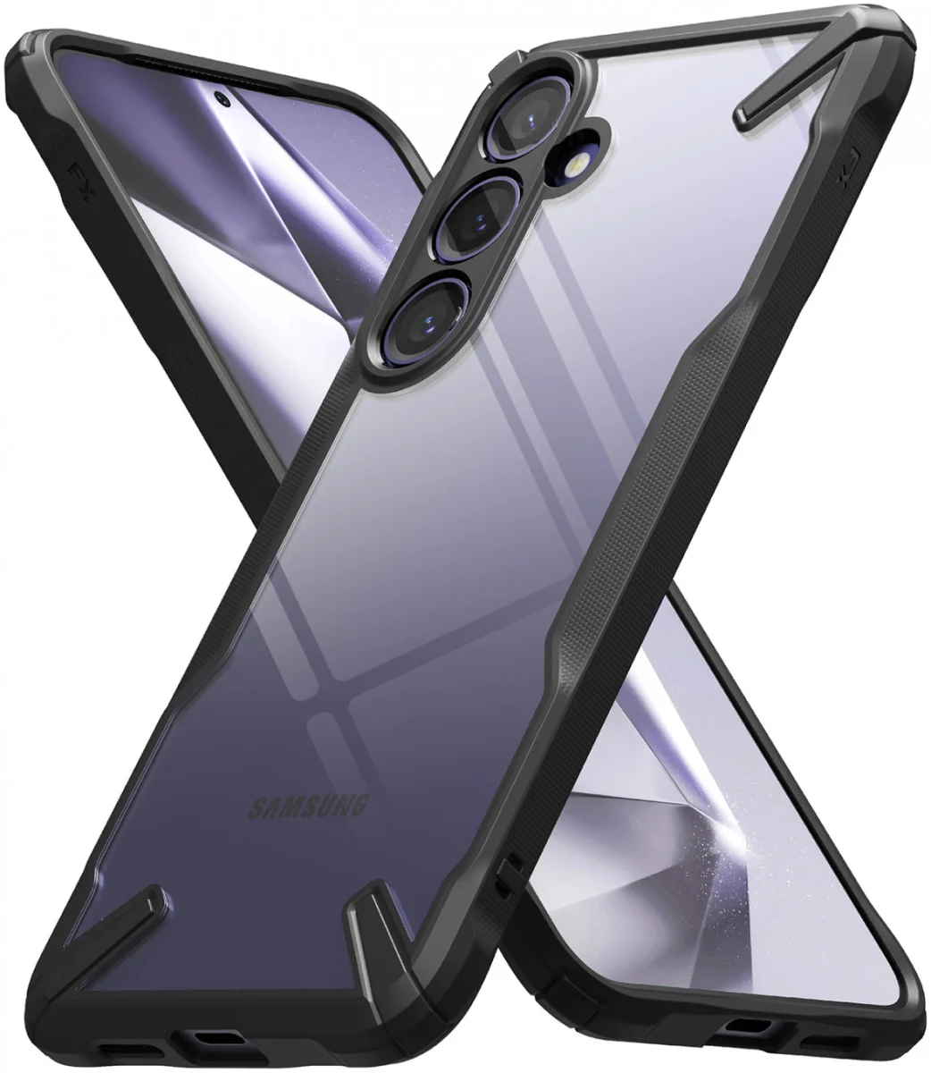 Ringke Fusion X Samsung Galaxy S24 Plus Hoesje Back Cover Zwart afbeelding 14