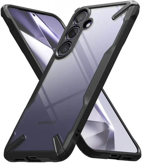 Ringke Fusion X Samsung Galaxy S24 Plus Hoesje Back Cover Zwart afbeelding 14
