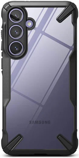Ringke Fusion X Samsung Galaxy S24 Plus Hoesje Back Cover Zwart afbeelding 13