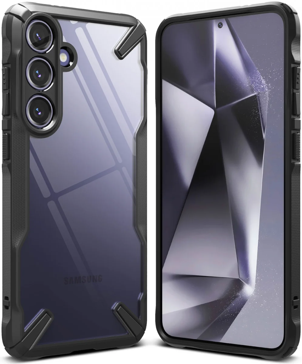Ringke Fusion X Samsung Galaxy S24 Plus Hoesje Back Cover Zwart afbeelding 2