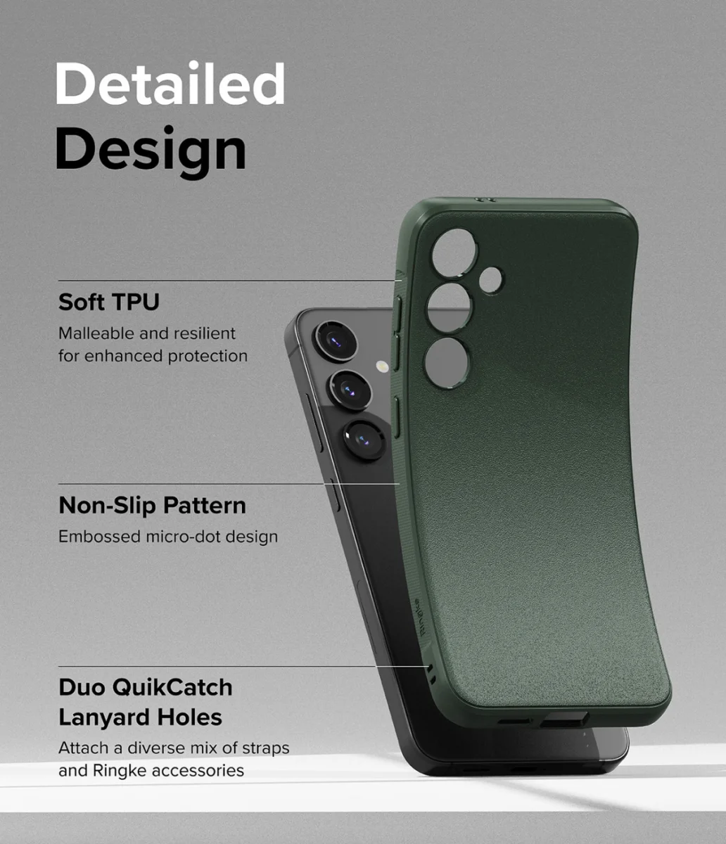 Ringke Onyx Samsung Galaxy S24 Plus Hoesje TPU Back Cover Groen afbeelding 7