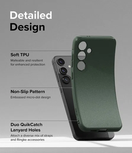 Ringke Onyx Samsung Galaxy S24 Plus Hoesje TPU Back Cover Groen afbeelding 7