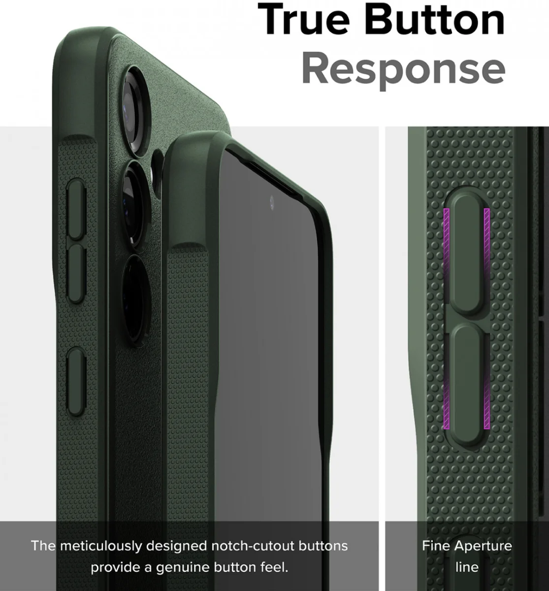 Ringke Onyx Samsung Galaxy S24 Plus Hoesje TPU Back Cover Groen afbeelding 8