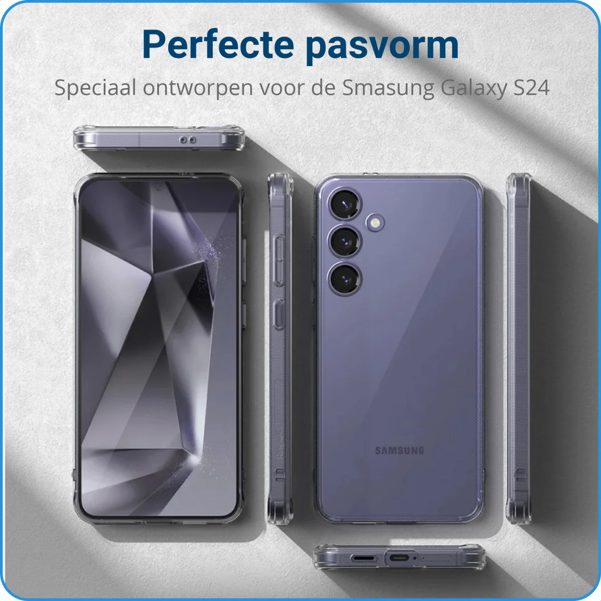 Ringke Fusion Samsung Galaxy S24 Hoesje Back Cover Transparant afbeelding 6