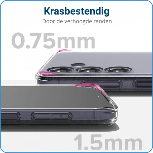 Ringke Fusion Samsung Galaxy S24 Hoesje Back Cover Matte Transparant afbeelding 3