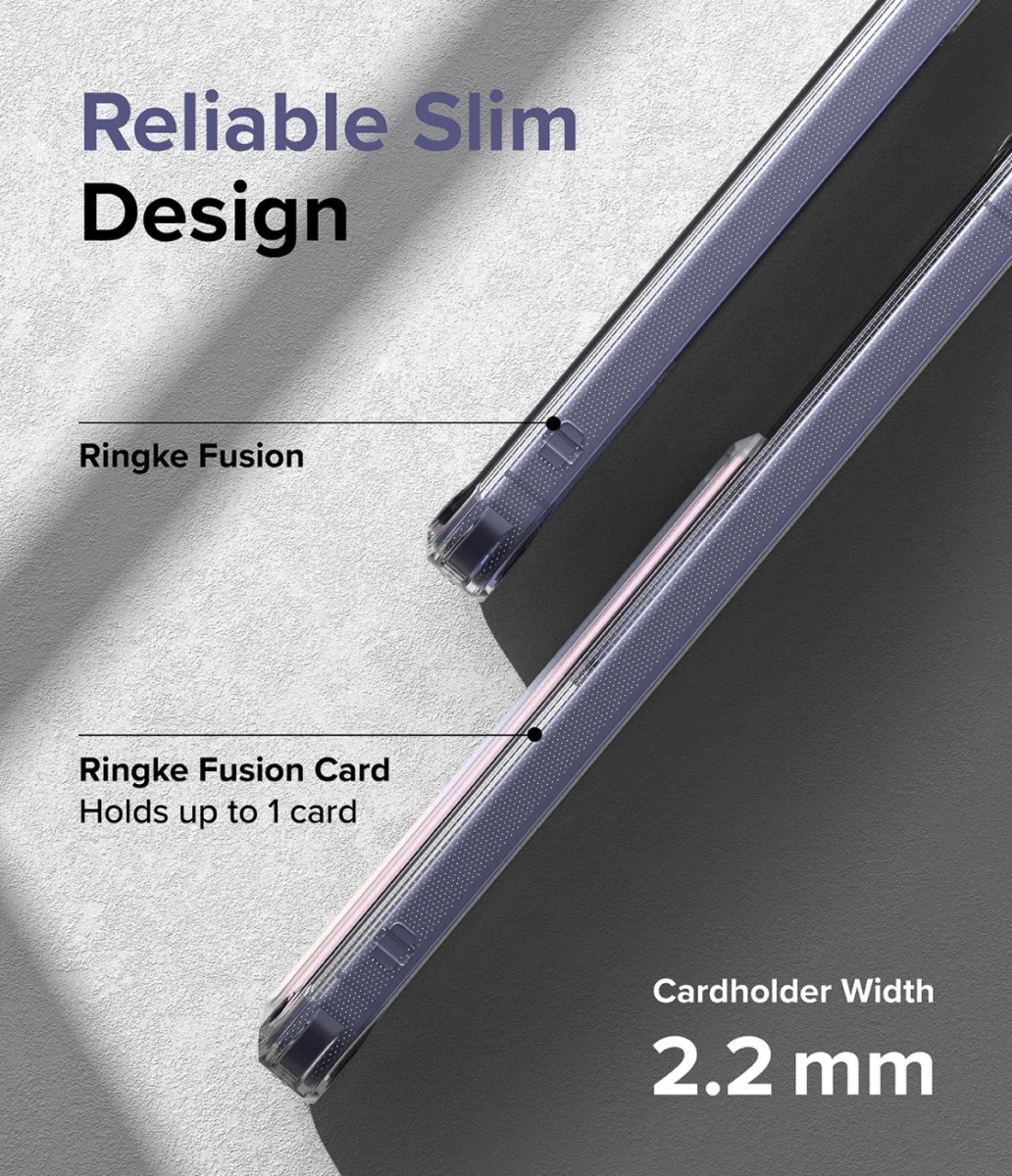 Ringke Fusion Card Samsung Galaxy S24 Hoesje Kaarthouder Transparant afbeelding 8