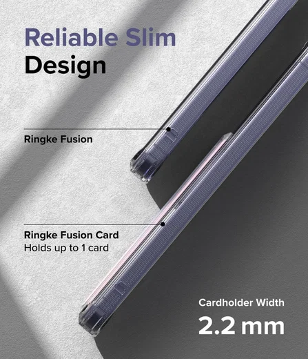 Ringke Fusion Card Samsung Galaxy S24 Hoesje Kaarthouder Transparant afbeelding 8