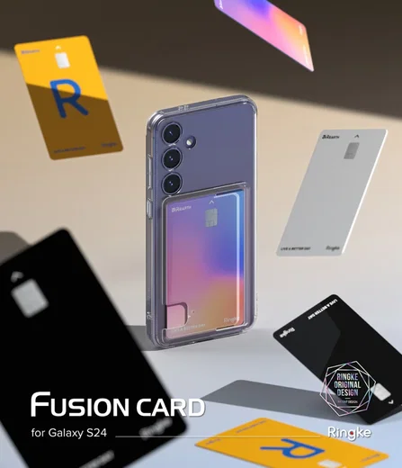Ringke Fusion Card Samsung Galaxy S24 Hoesje Kaarthouder Transparant afbeelding 13